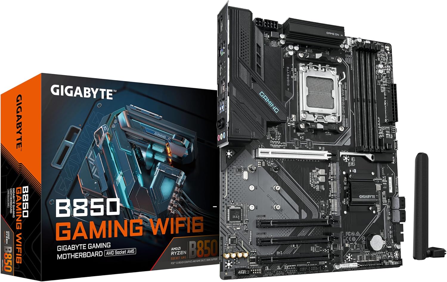 Detalle de Gigabyte B850 GAMING X WIFI6E Motherboard for AMD Ryzen 9000 Series