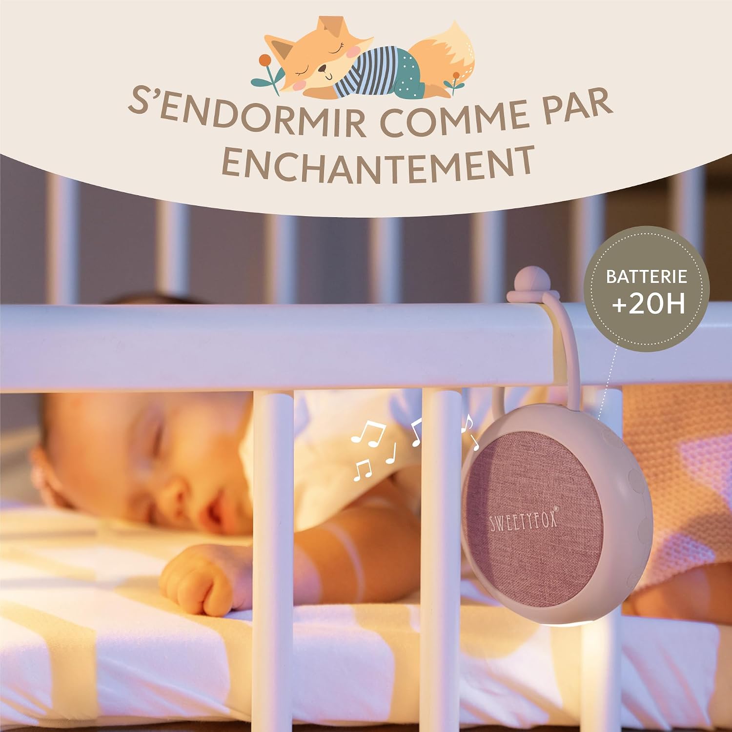 Detalle de Sweety Fox Machine bruit blanc 15 sons