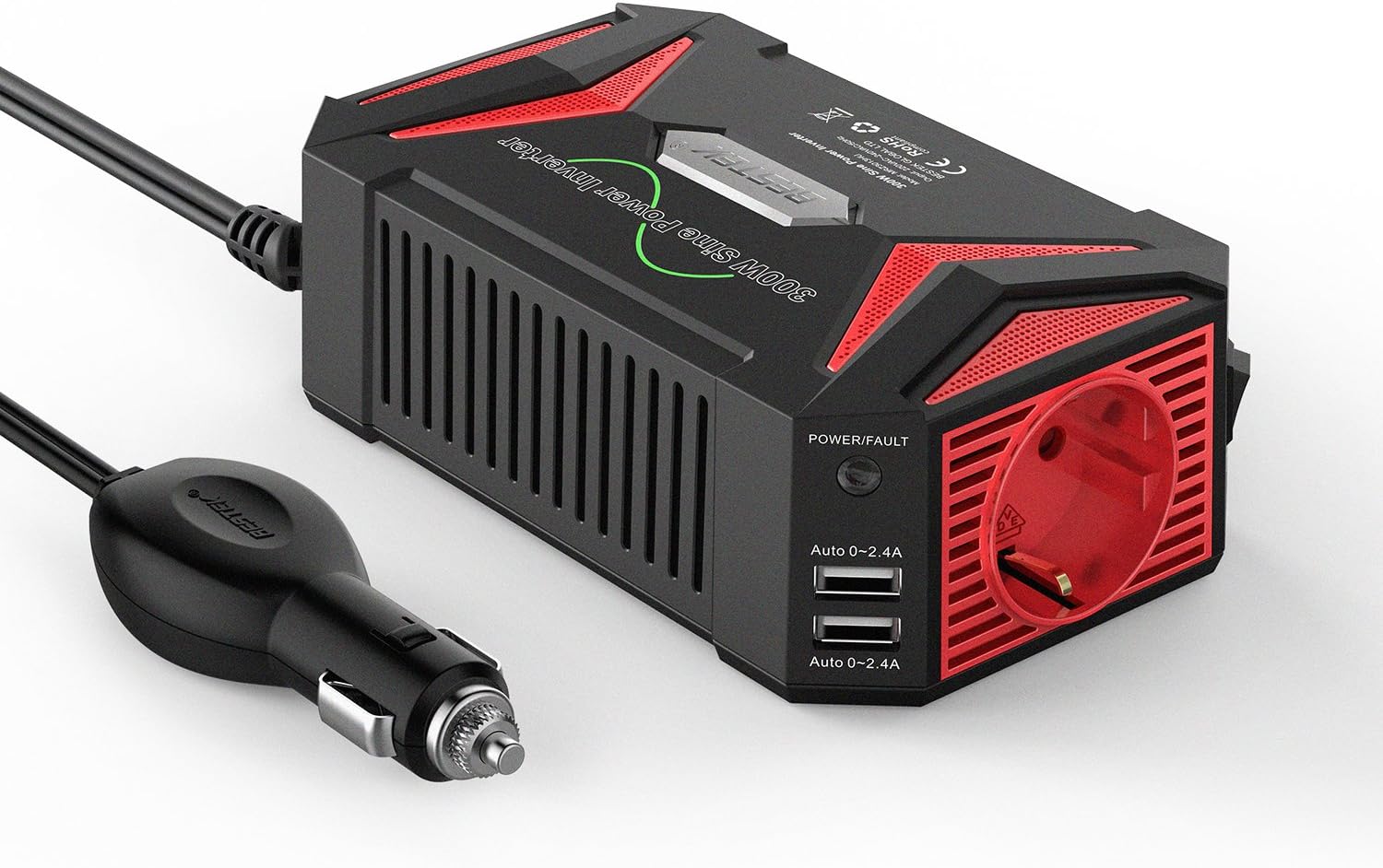 Detalle de BESTEK Sinus Wechselrichter 300 W 12V
