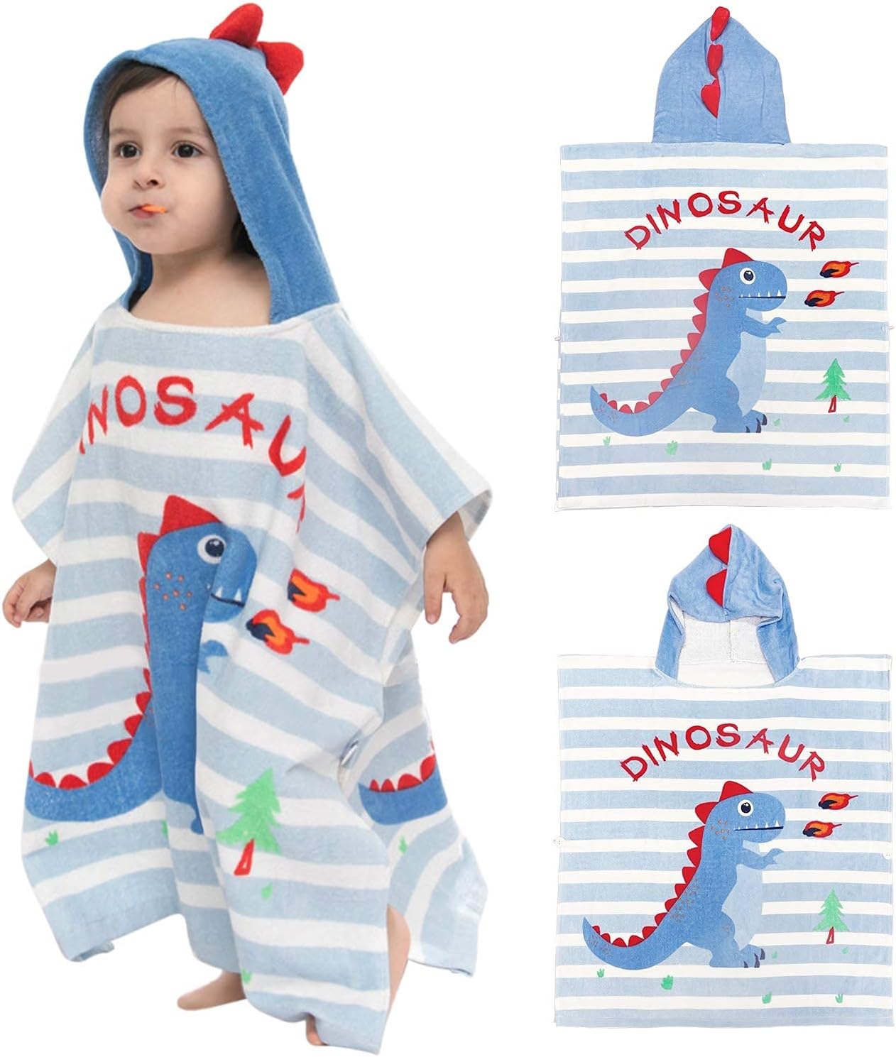 Thumbnail 1 de Hilmocho Kids Hooded Beach Towel Poncho 🧖