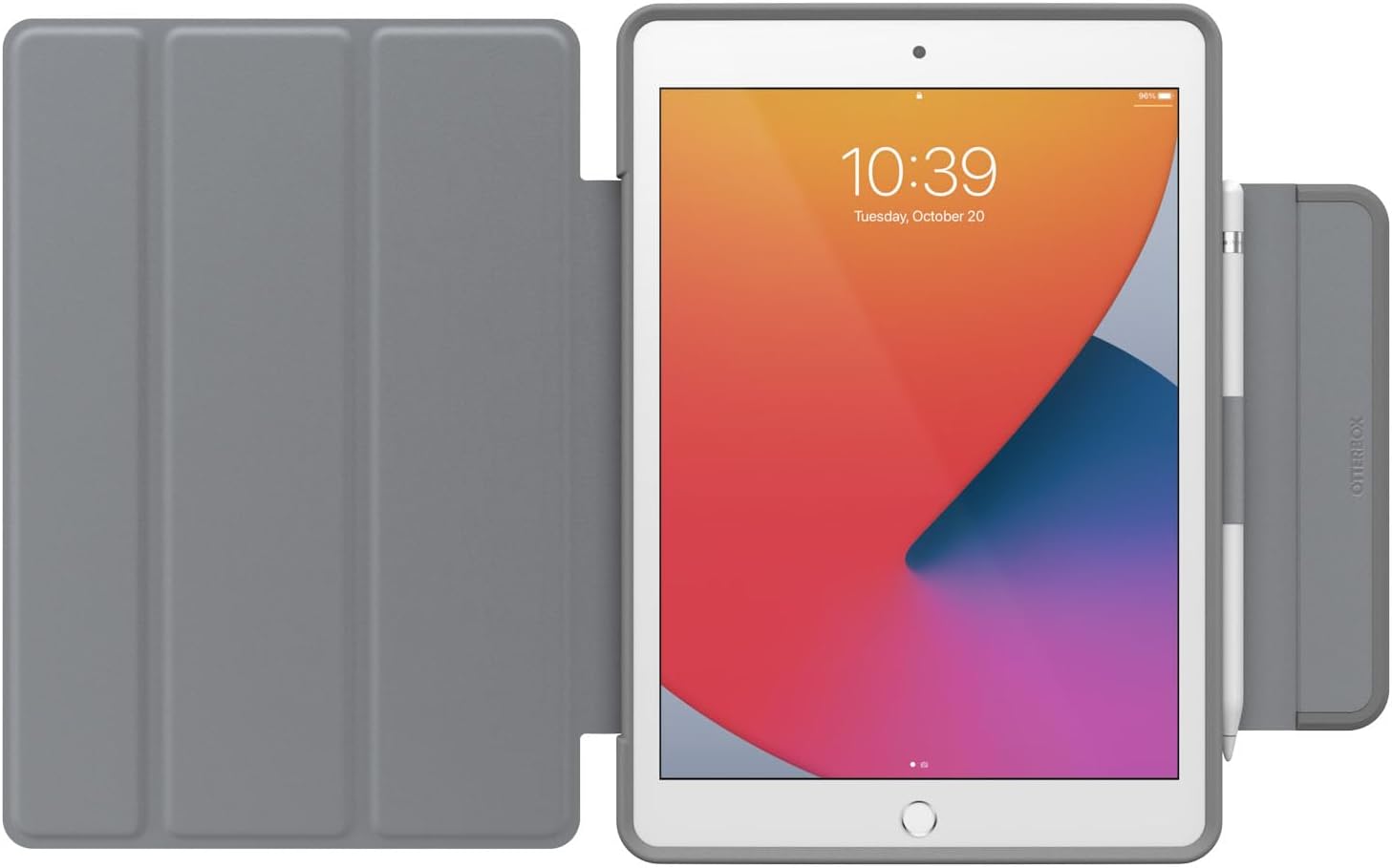 Thumbnail 4 de OtterBox Folio Hülle für iPad 9. Gen, Grau
