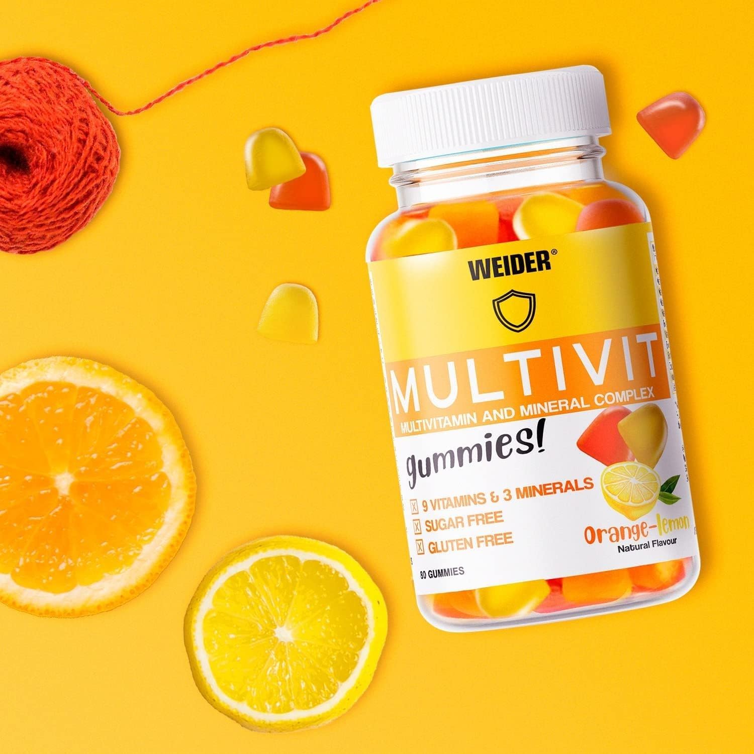 Thumbnail 3 de Weider Multivit Gummies (WGU.102100) – zuckerfreie Multivitamin-Gummibärchen für 40 Portionen