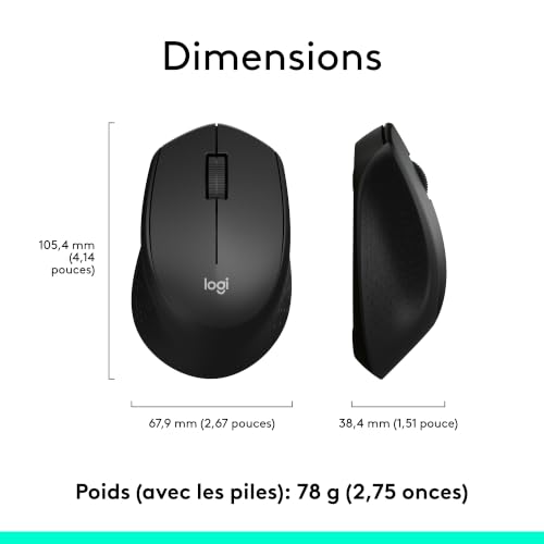 Thumbnail 8 de Logitech M330 Silent Plus Souris Sans Fil – Confort et silence fiables pour une utilisation quotidienne