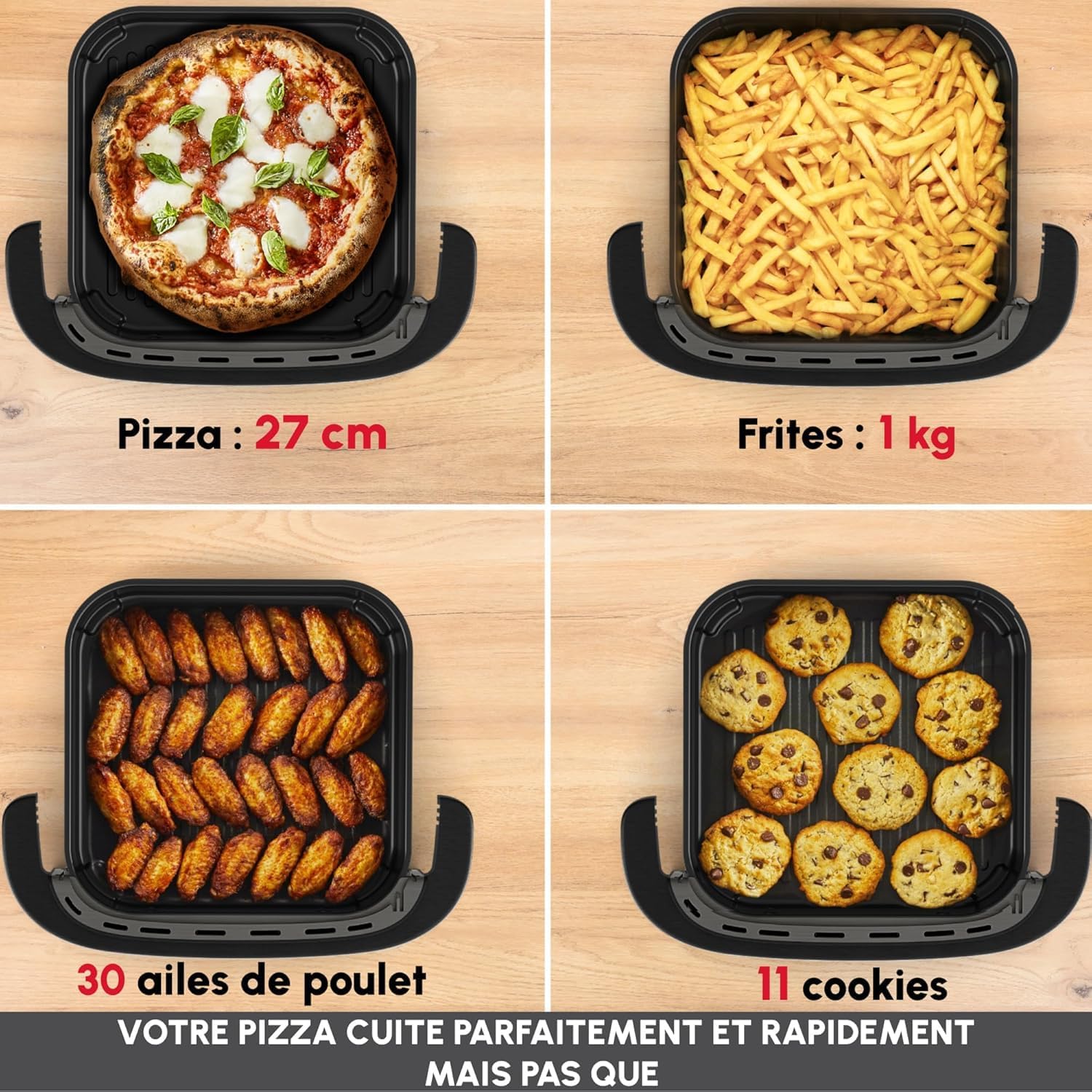 Detalle de Moulinex AL4018F0 friteuse air fryer 4 L avec accessoires đ