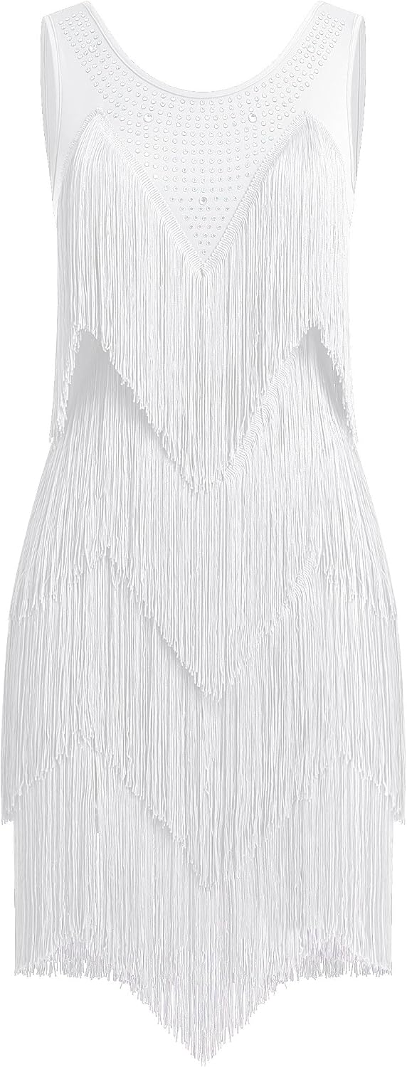 Detalle de EFOGEP Latin Tanzkleid 1920s mit Quasten