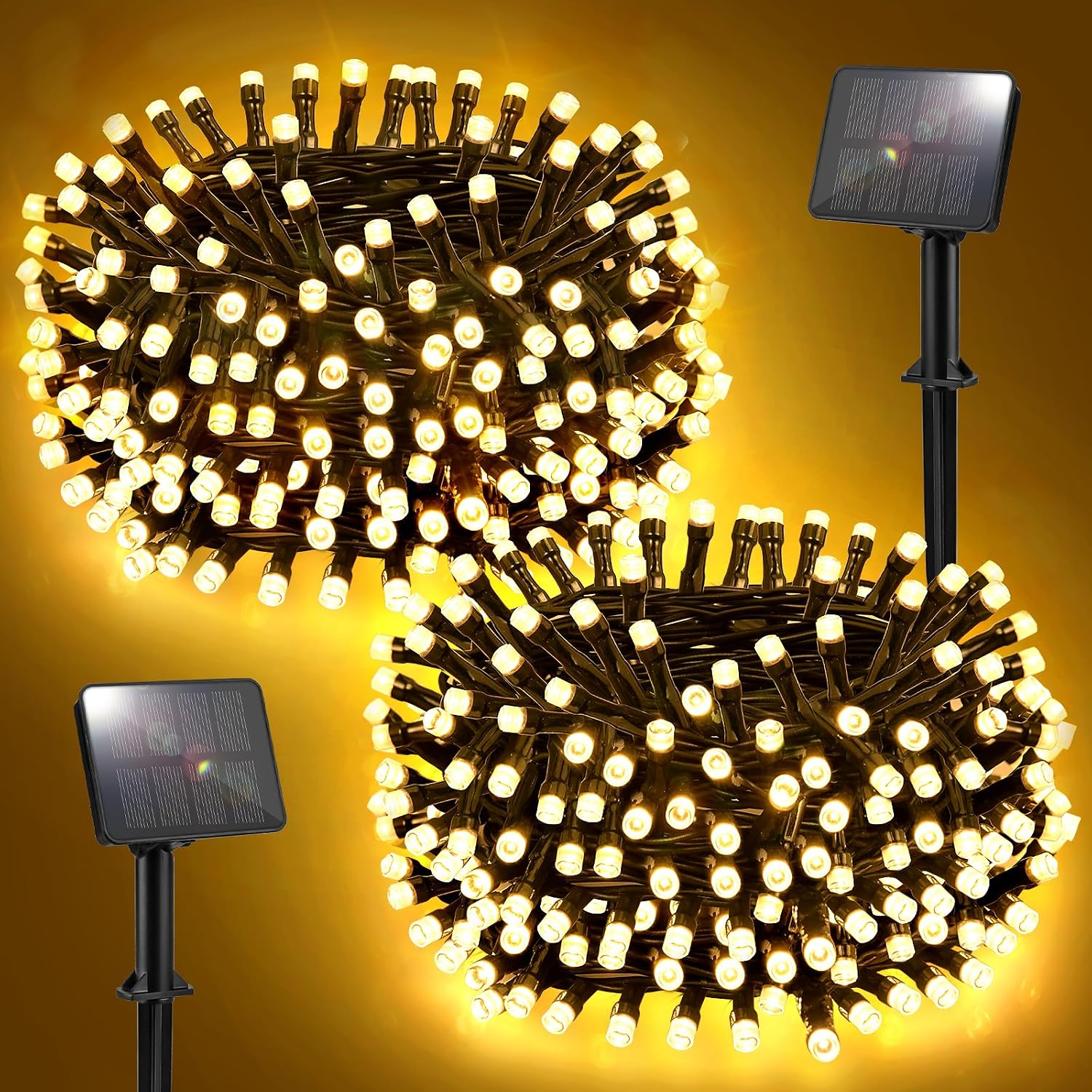 Detalle de Solar garden lights 100 LEDs 33ft