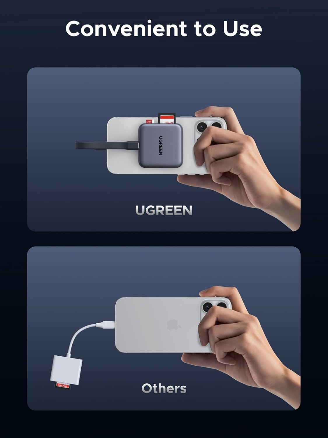 Thumbnail 6 de UGREEN SD Card Reader 4.0 with USB‑C, 312MB/s and 100W PD charging