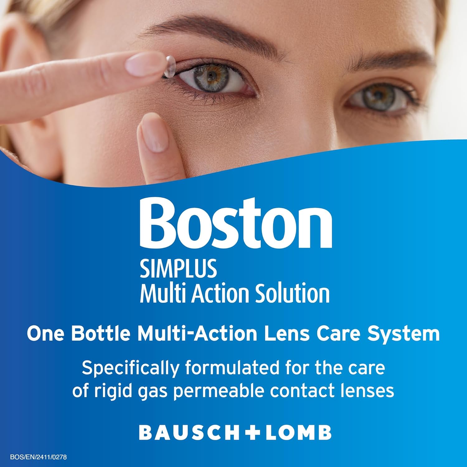 Thumbnail 3 de Boston Simplus Multi-Action Solution (120ml) for RGP lenses – clean, disinfect & condition with lens case
