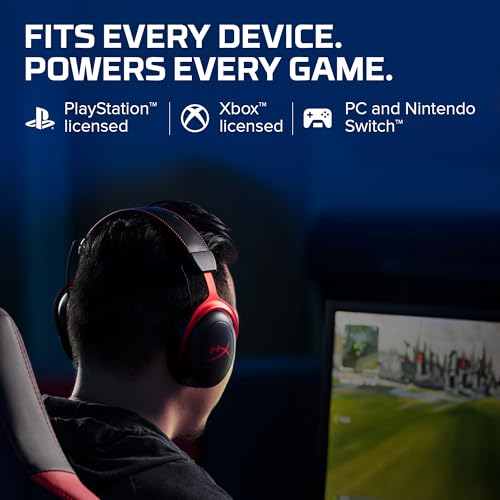 Thumbnail 5 de HyperX Cloud II Gaming Headset with 7.1 Surround Sound (Red)