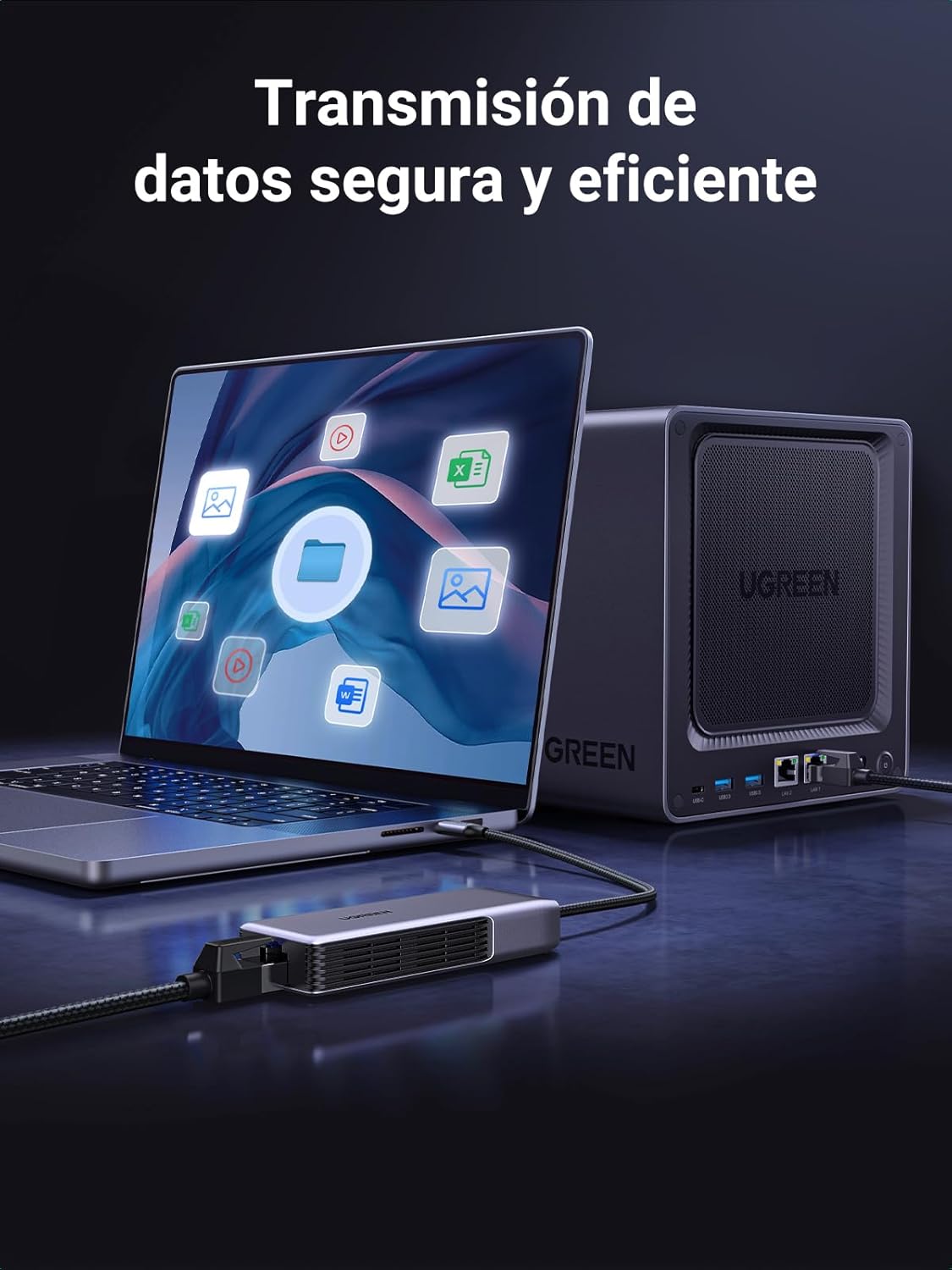 Thumbnail 3 de UGREEN Adaptador USB-C Ethernet RJ45 5Gbps 🌐 Conexión Rápida