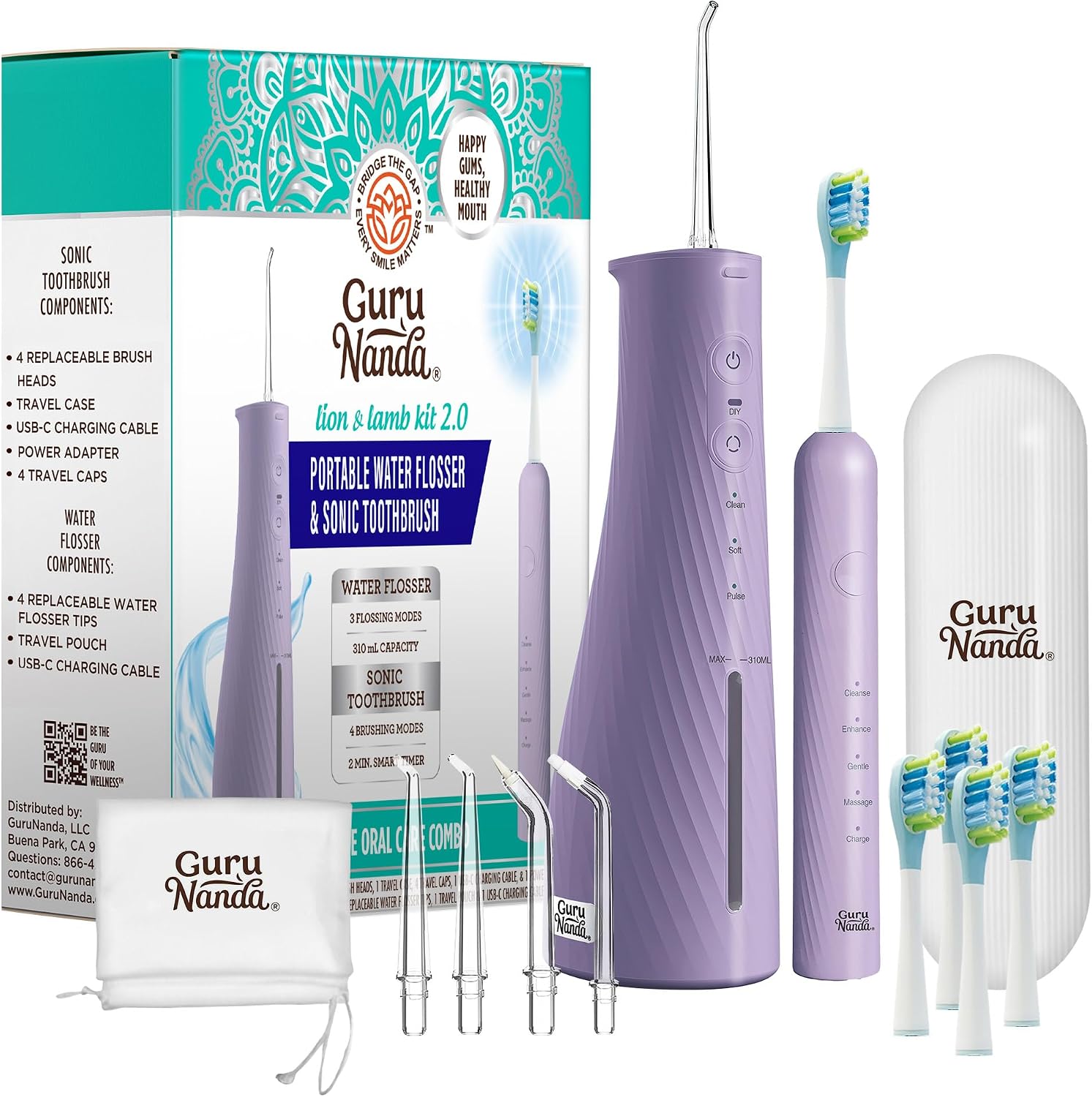 Detalle de GuruNanda Lion & Lamb Kit 2.0 Electric Toothbrush