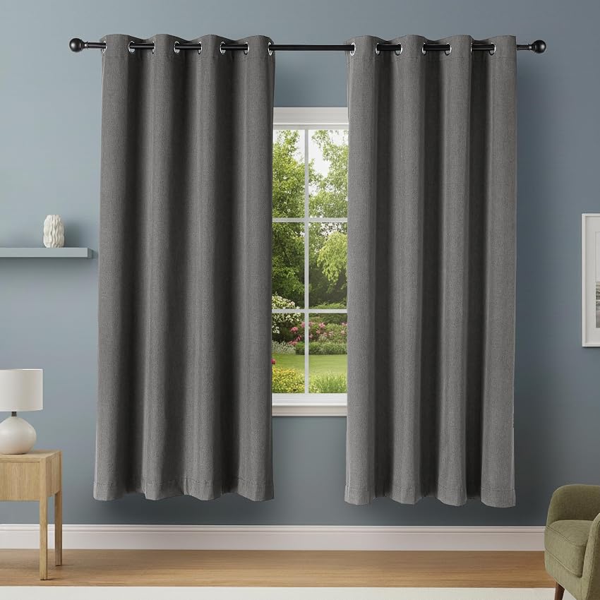 Thumbnail 5 de Amazon Basics Cortinas 100% Opacas 132 x 244 cm 🏡