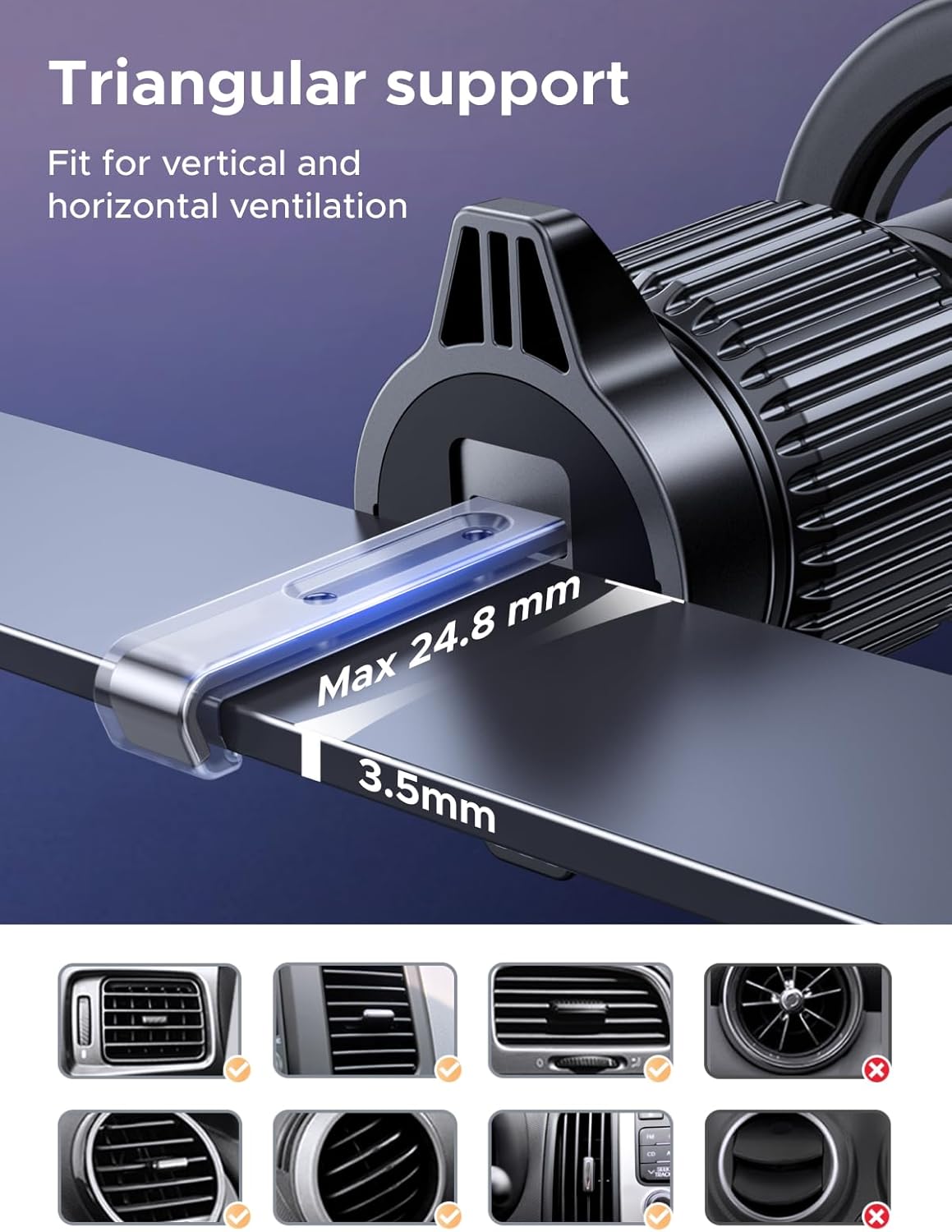 Thumbnail 5 de UGREEN Magsafe Car Mount 360° rotatable