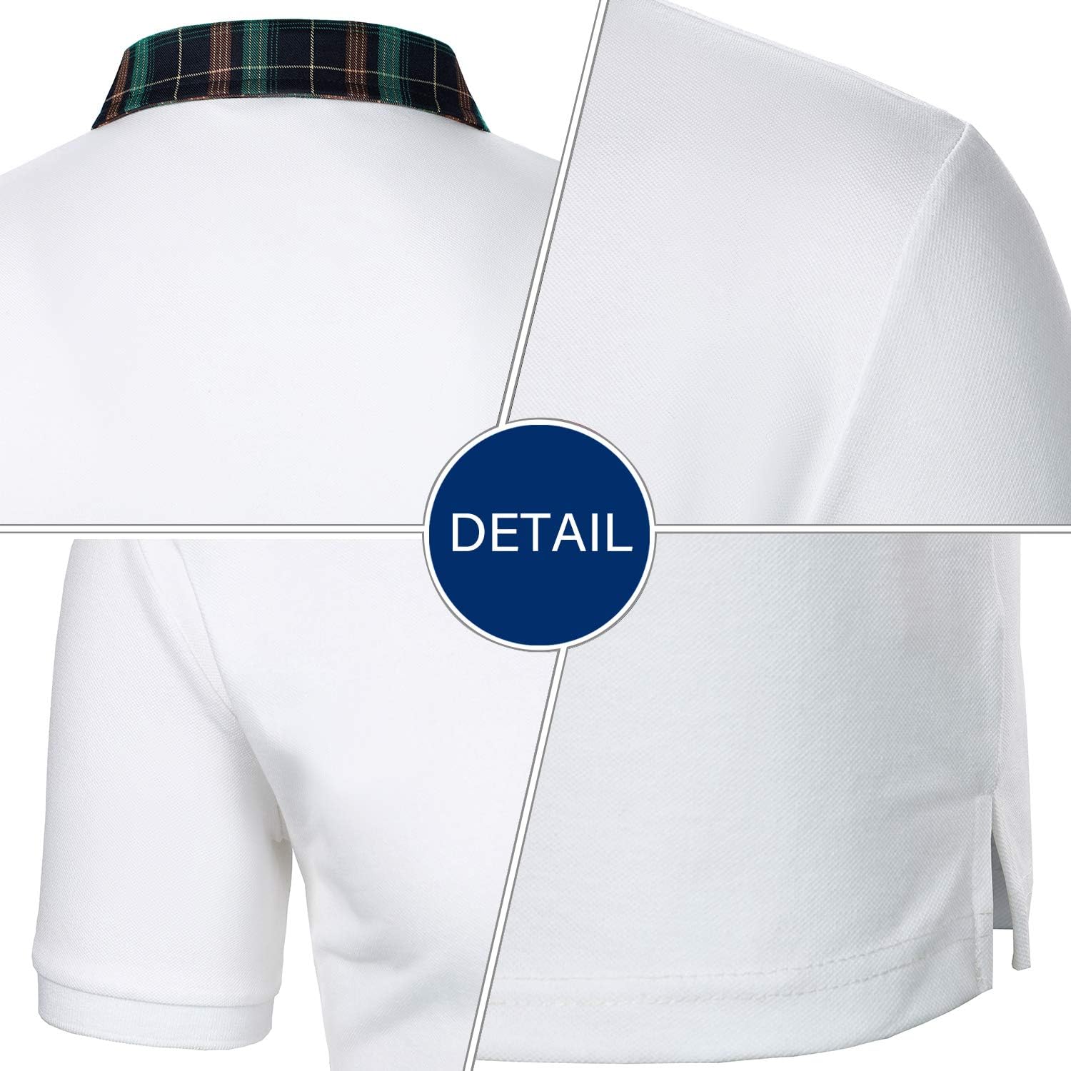 Thumbnail 4 de APAELEA Polos Men Short Sleeve Golf T-Shirt