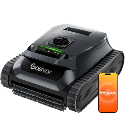 Detalle de Gosvor (Nuovo 2026) Robot limpiafondos y paredes con APP y doble filtración, hasta 200 m²