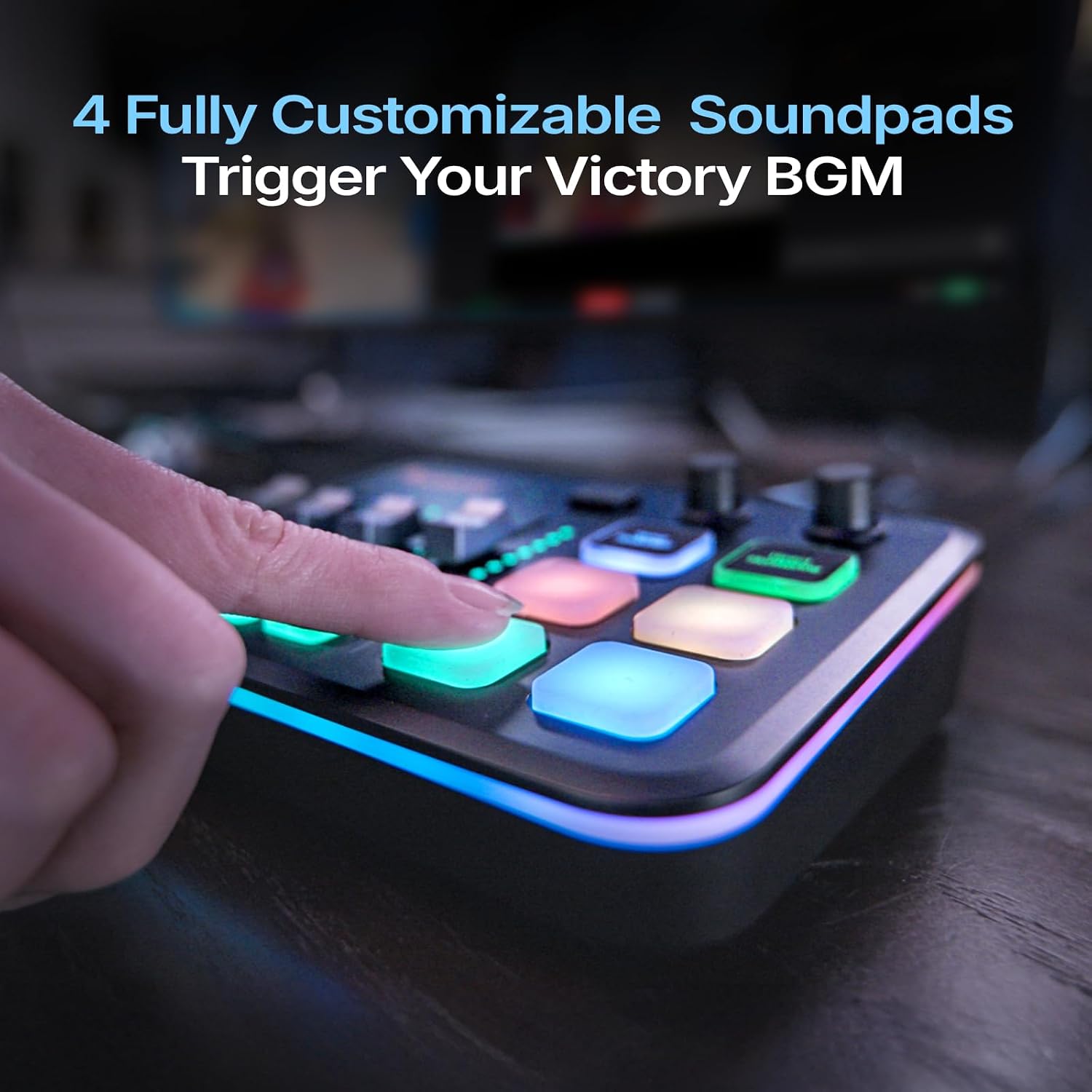 Thumbnail 6 de MAONO G3 Gaming Audio Mixer with 4 Faders, 3 Submixes and XLR Input