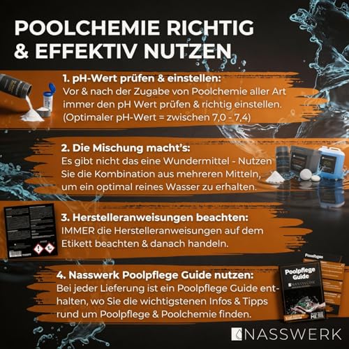 Thumbnail 6 de NASSWERK Multitabs Pool 5 in 1 (1 kg) – 200 g Chlortabletten für Pool