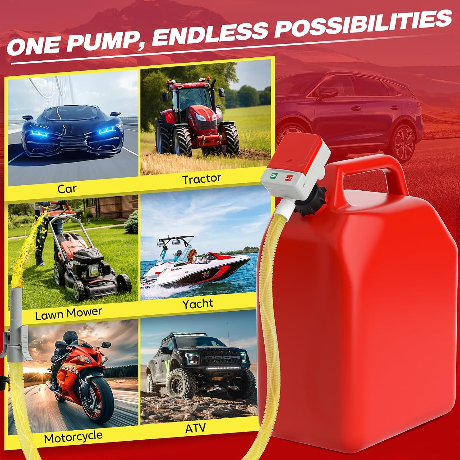 Thumbnail 6 de MISFANS Electric Fuel Transfer Pump 3.2 GPM