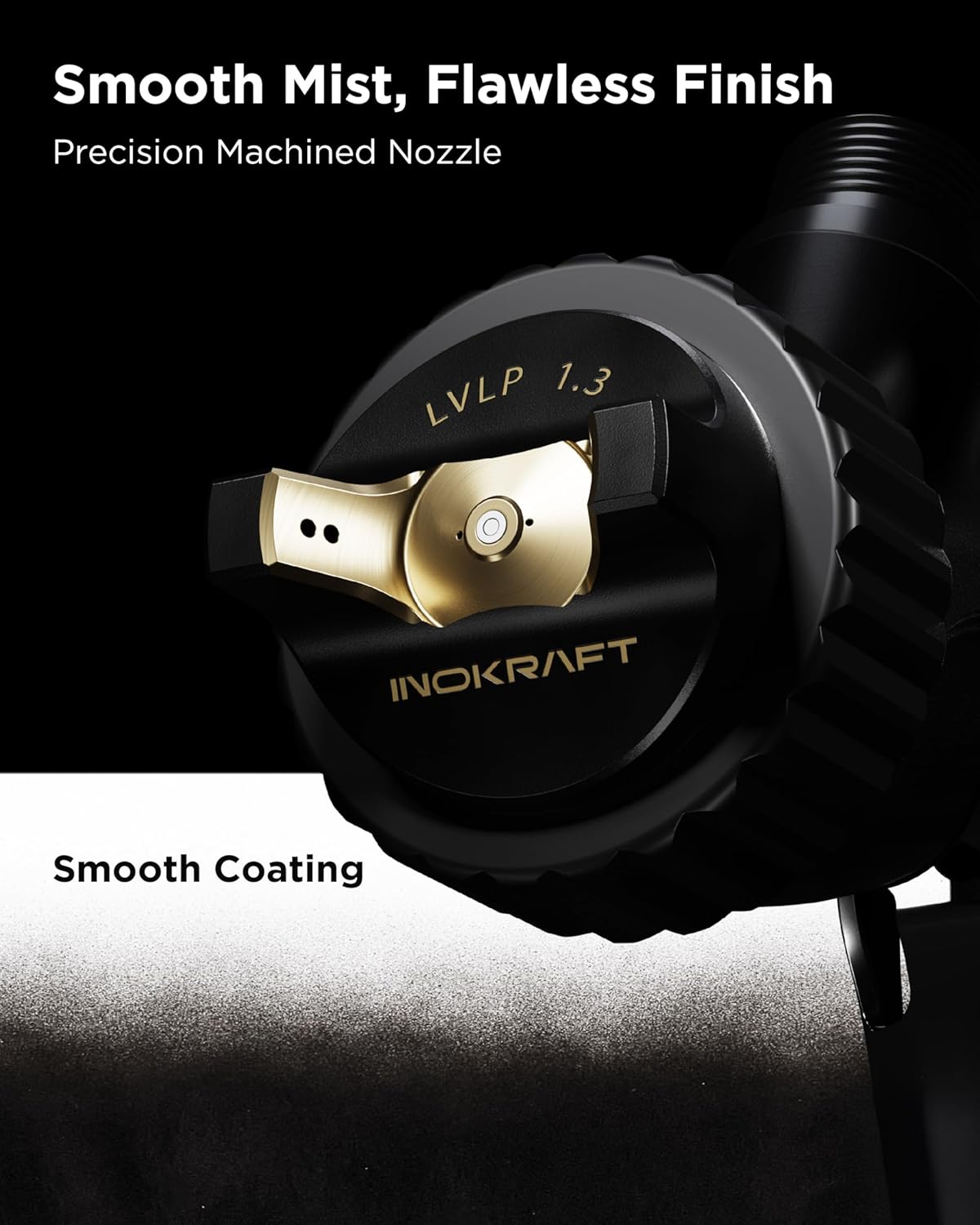 Detalle 2 de InoKraft Drizzle Pro LVLP 340g Spray Gun
