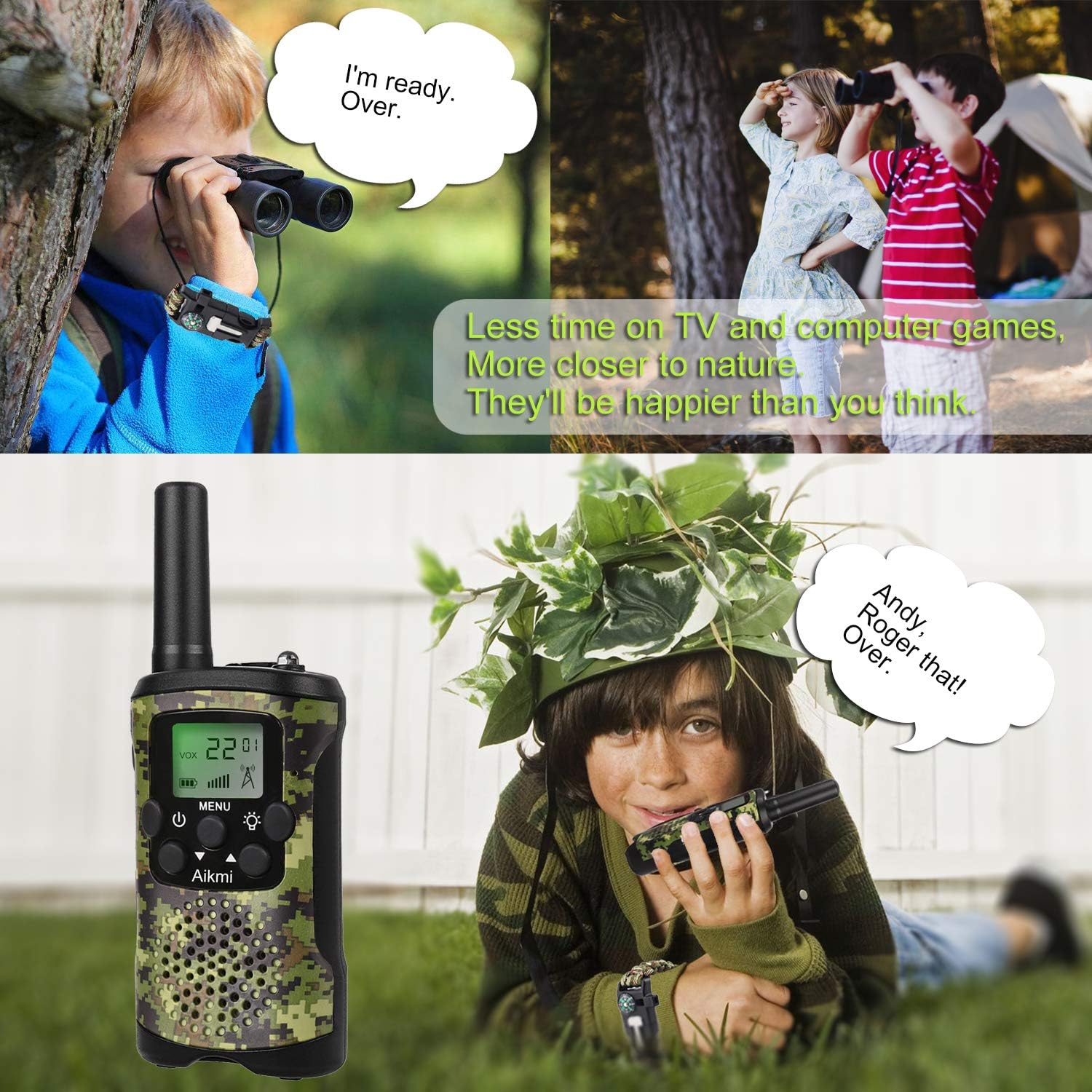 Detalle 2 de Walkie Talkies for Kids 8 Channel
