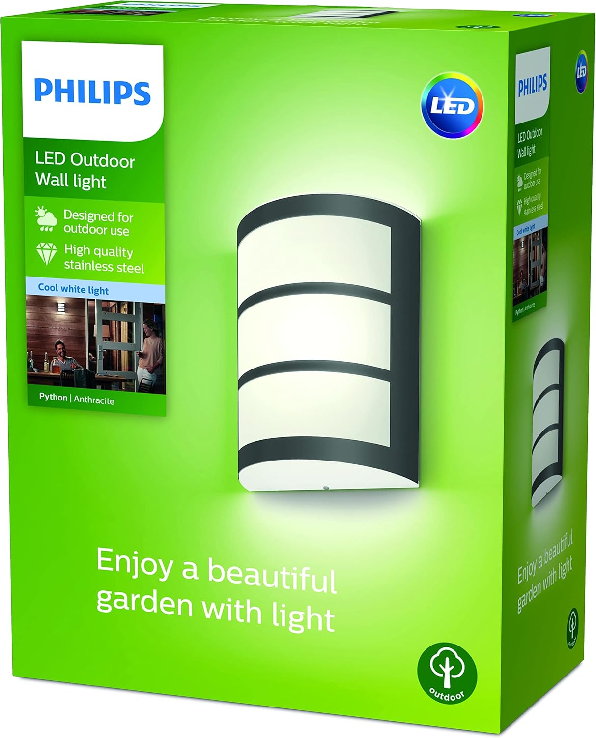 Thumbnail 4 de Philips LED Python Lampada a Parete esterni 4000K IP44