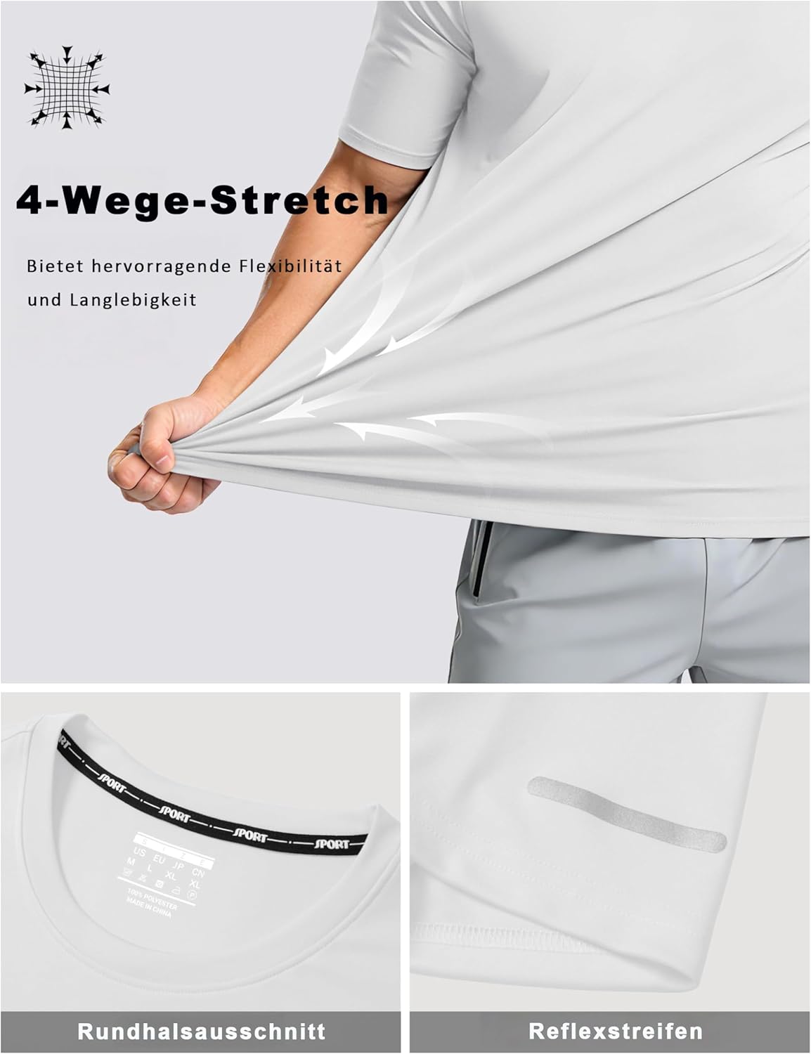Thumbnail 4 de MAGCOMSEN T-shirt sport anti-UV homme manches courtes à séchage rapide