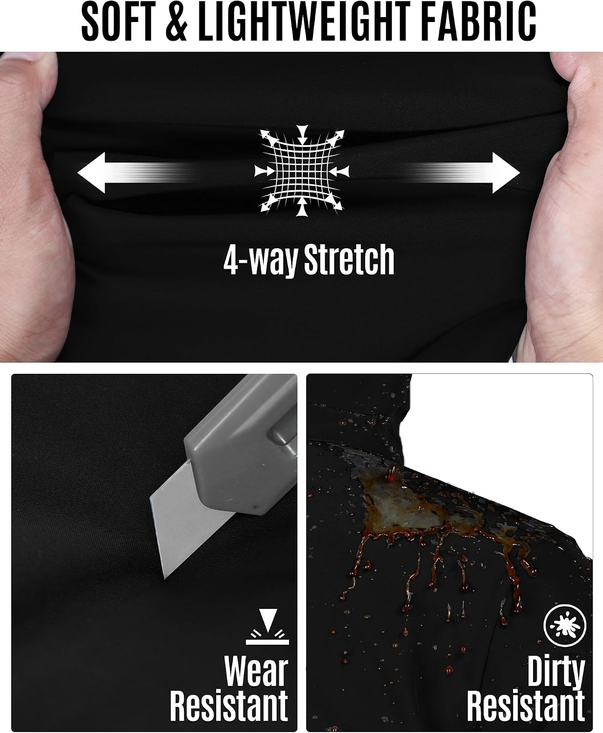 Detalle 2 de Softshelljacke 33,000ft für Herren, Windschutz