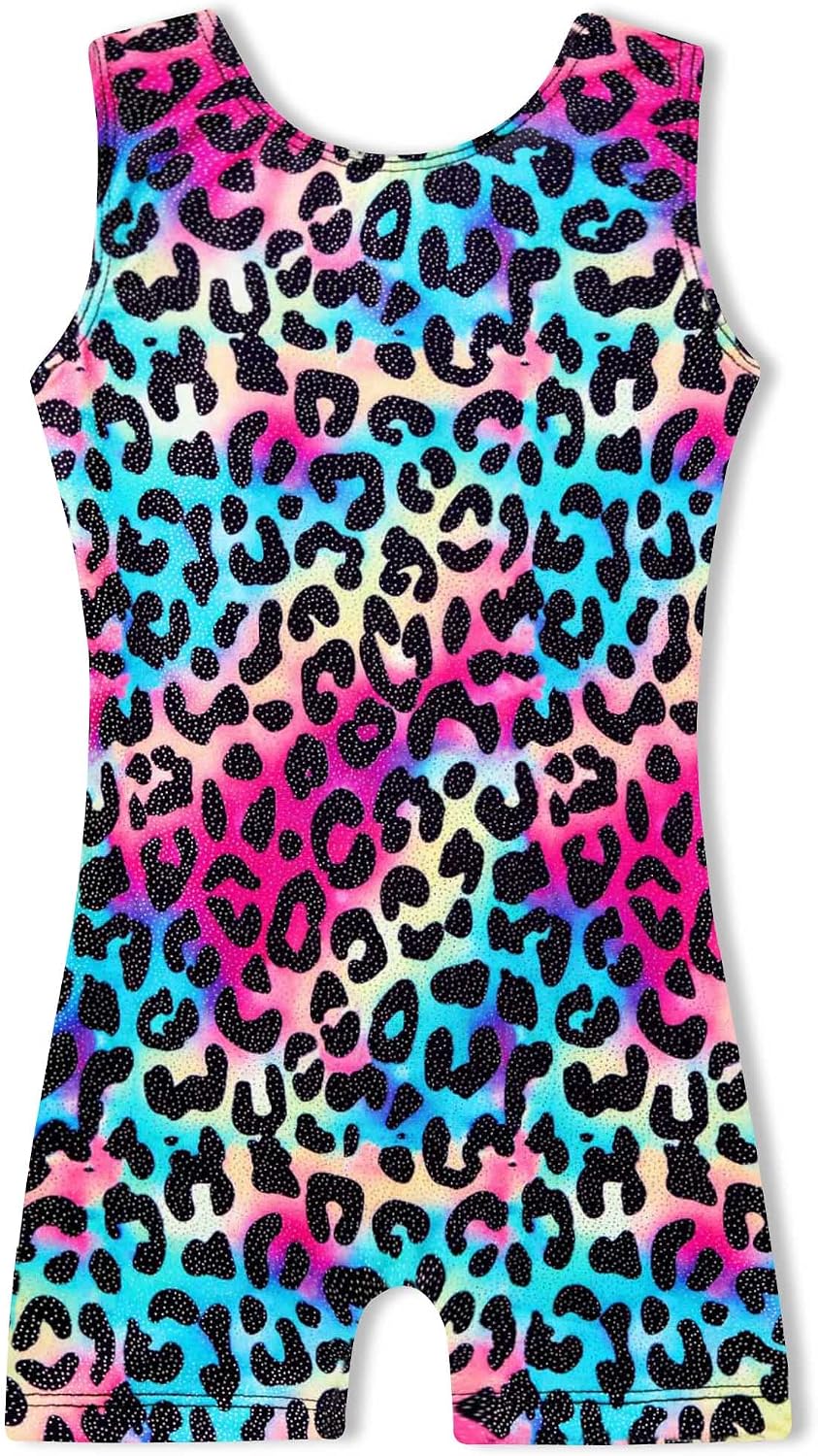 Detalle de Domusgo Girls' Gymnastics Biketard, Size 1–10Y