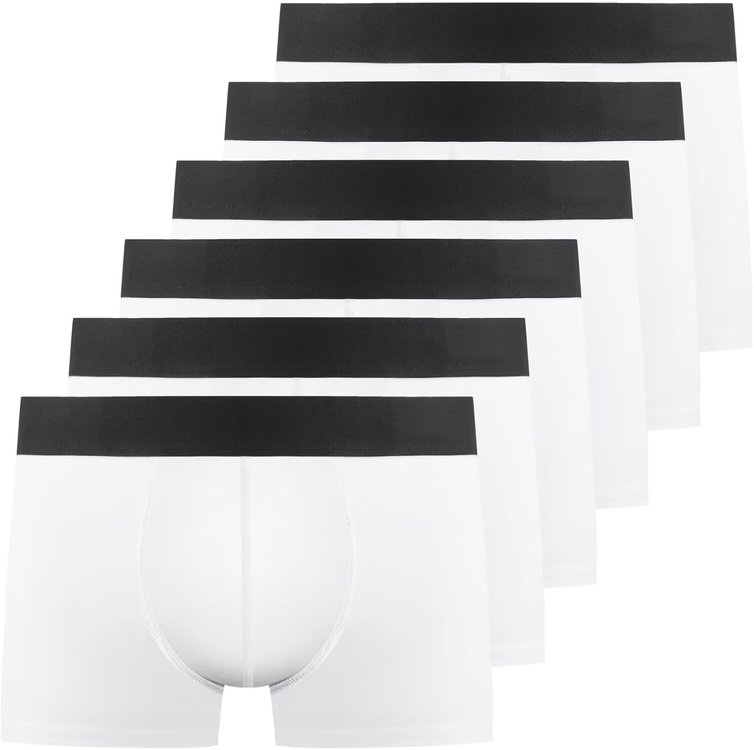Detalle de YouShow men’s boxers shorts multipack (6 pack) – cotton-rich tagless anti-chafing trunks