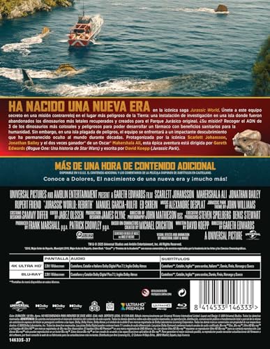 Detalle 2 de Jurassic World: El renacer (4K UHD+BD) Edición Metálica