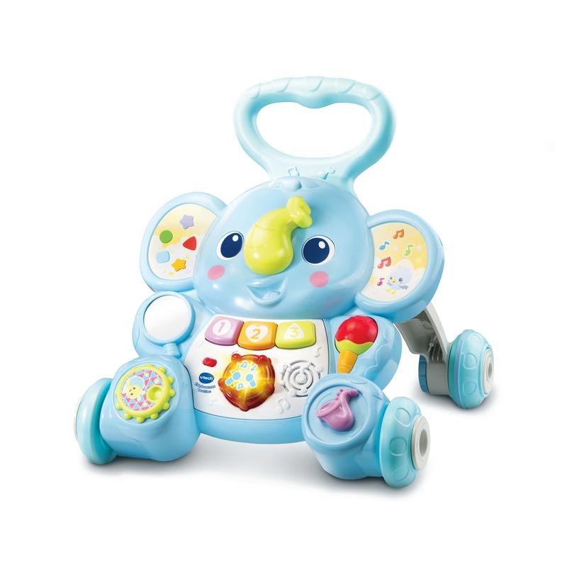 Detalle de Caminador para bebé VTech Baby Elephanteau Trottino Azul (9–36 meses)