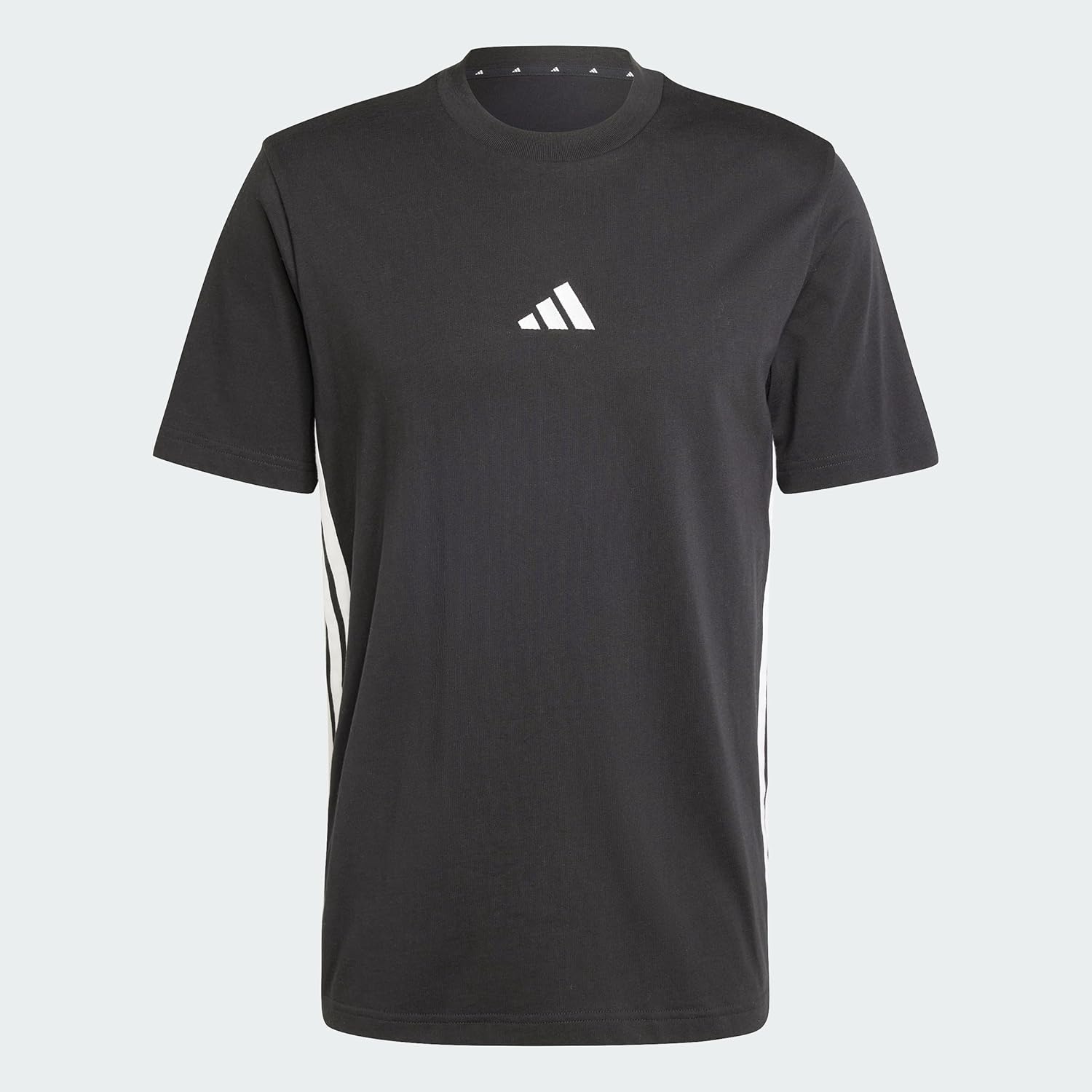 Thumbnail 5 de Adidas Herren Essential Three Stripes Single Jersey Tee – 100% Baumwolle, regulär geschnitten