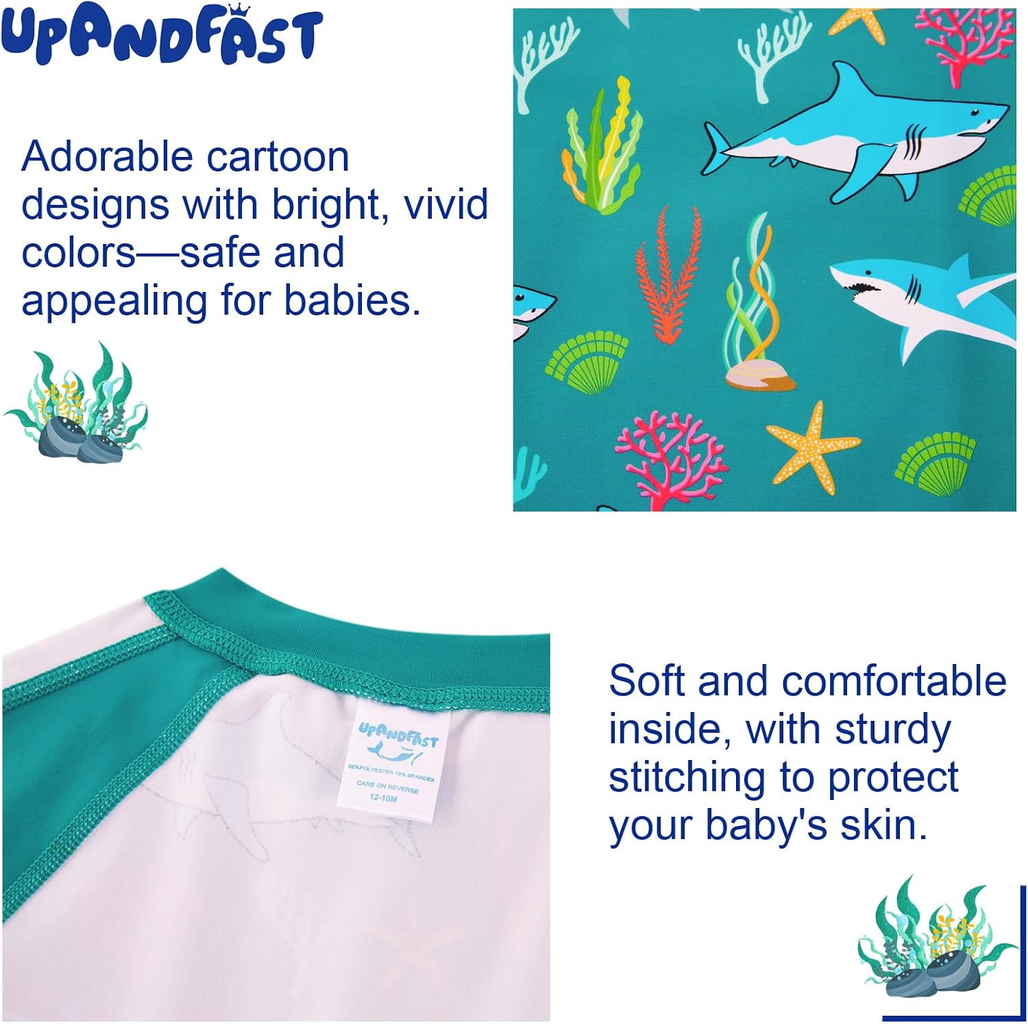 Thumbnail 6 de upandfast Baby Swimsuit UPF 50+