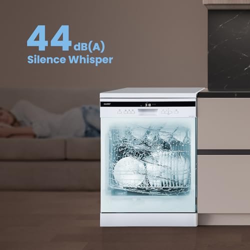 Detalle de COMFEE FD1435E-W | Lave-vaisselle Pose Libre 14 Couverts 60 cm, 44 dB