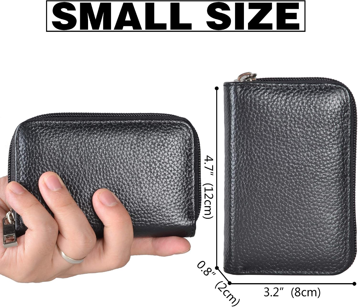 Detalle 2 de Easyoulife Leather Card Holder with 26 Card Slots