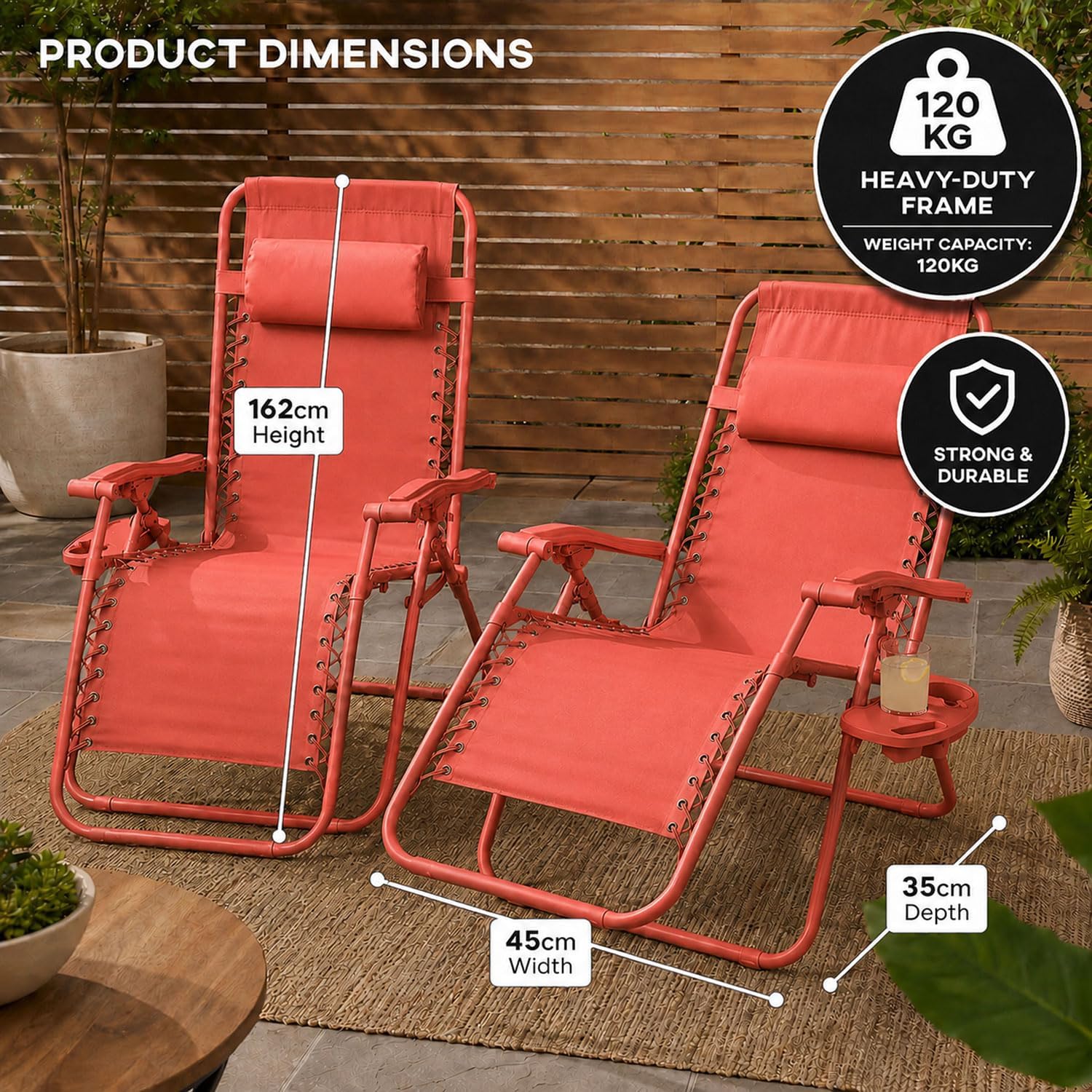 Thumbnail 1 de Neo 2X Zero Gravity Recliner Outdoor Chair