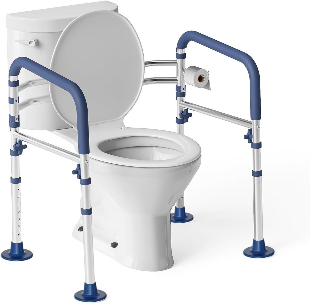 Detalle de Loyoda LTR004 Toilet Safety Frame, Height- and Width-Adjustable, Foldable