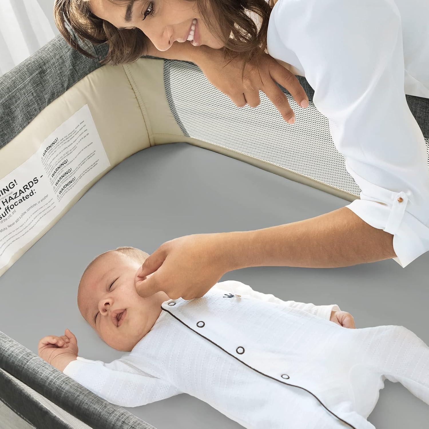 Detalle de Bassinet Sheets Microfiber