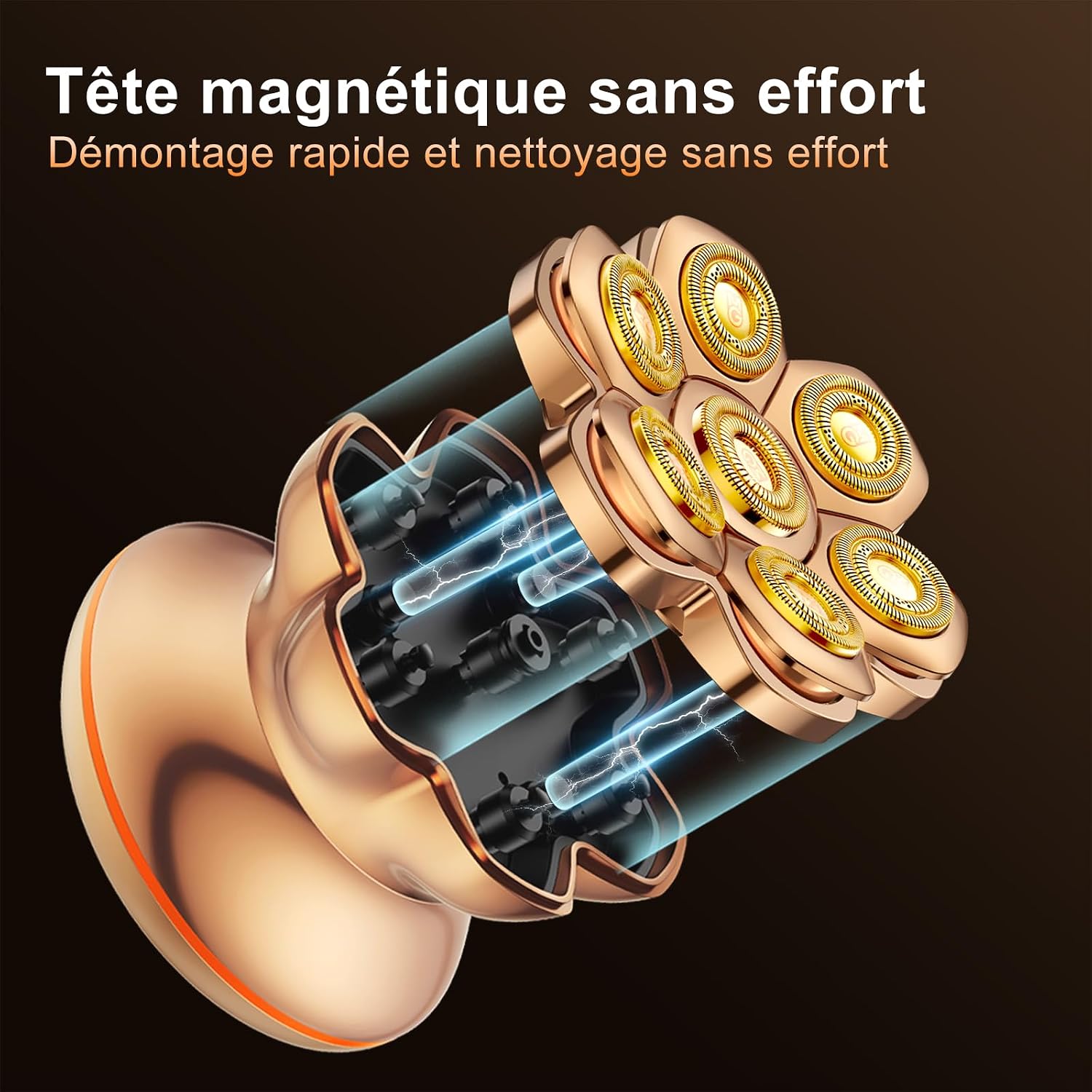 Detalle 2 de MAXGROOM PRO Rasoir Tete Chauve 1400mAh