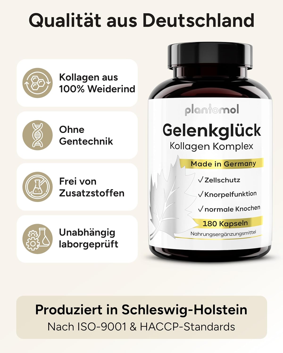 Thumbnail 6 de 10‑fach Komplex Gelenkglück Kollagen‑Kapseln 3 Monatsvorrat 💊