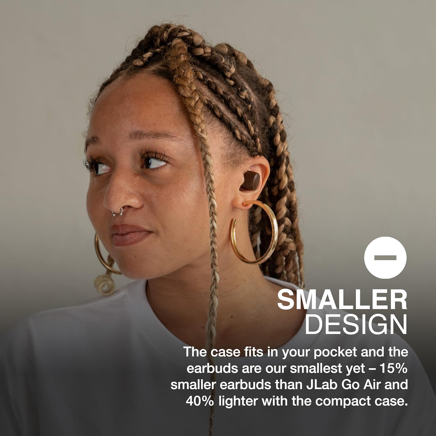 Thumbnail 1 de JLab Go Air Pop+ True-Wireless In-Ear Bluetooth-Kopfhörer mit Mikrofon, USB‑C Ladebox und Dual Connect