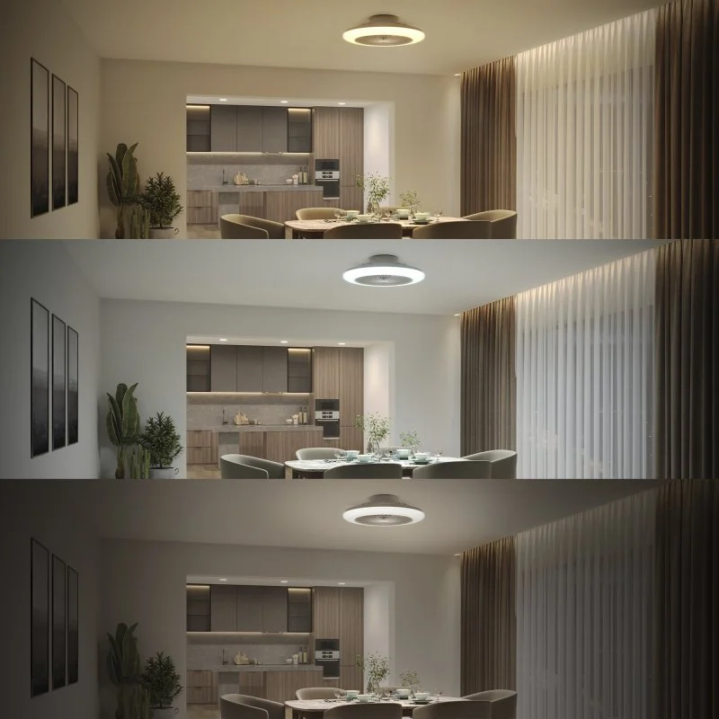 Thumbnail 2 de Philips Ventilador de Techo Amigo con luz LED y mando blanco