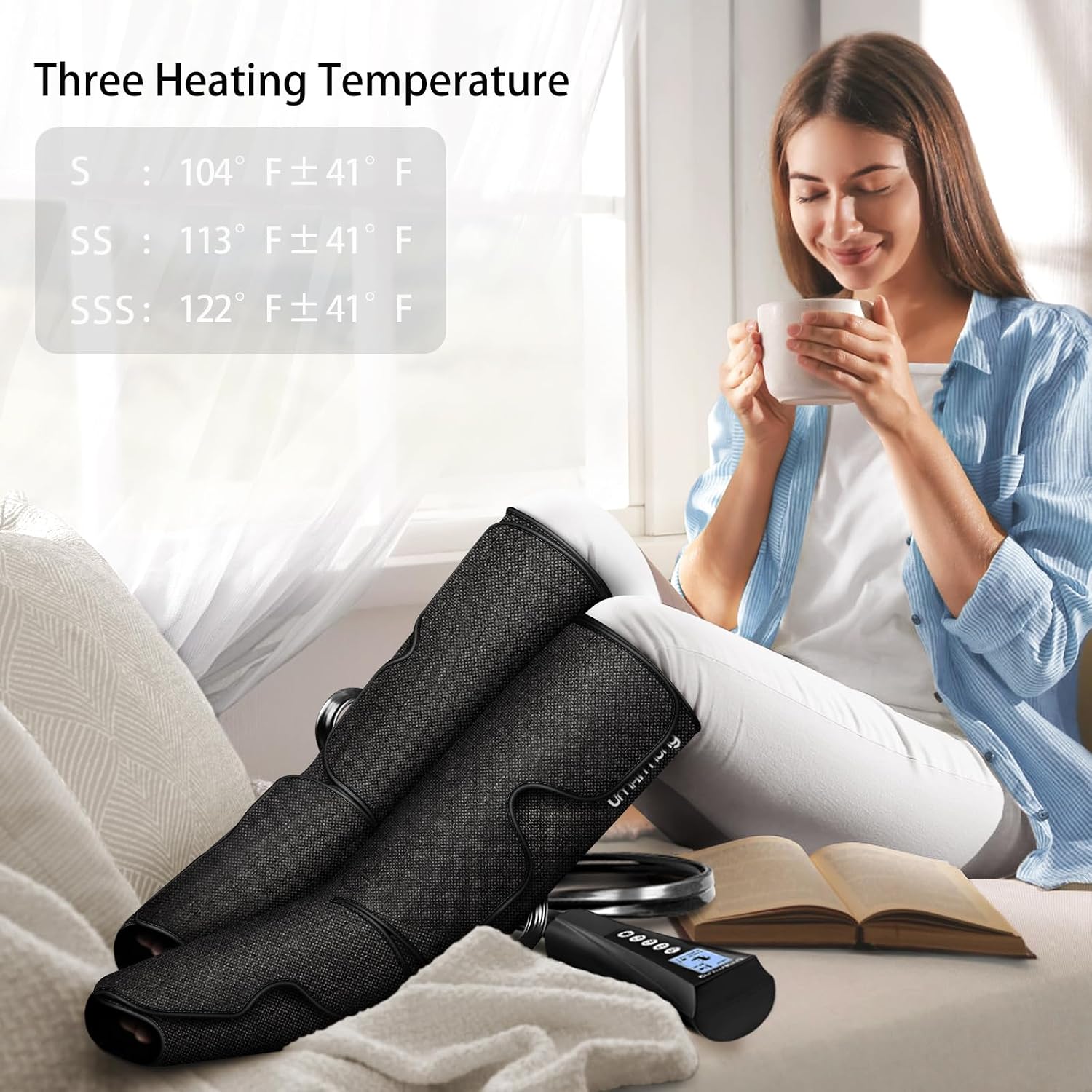 Detalle de UMARMUNG Air Compression Leg Massager with Heat