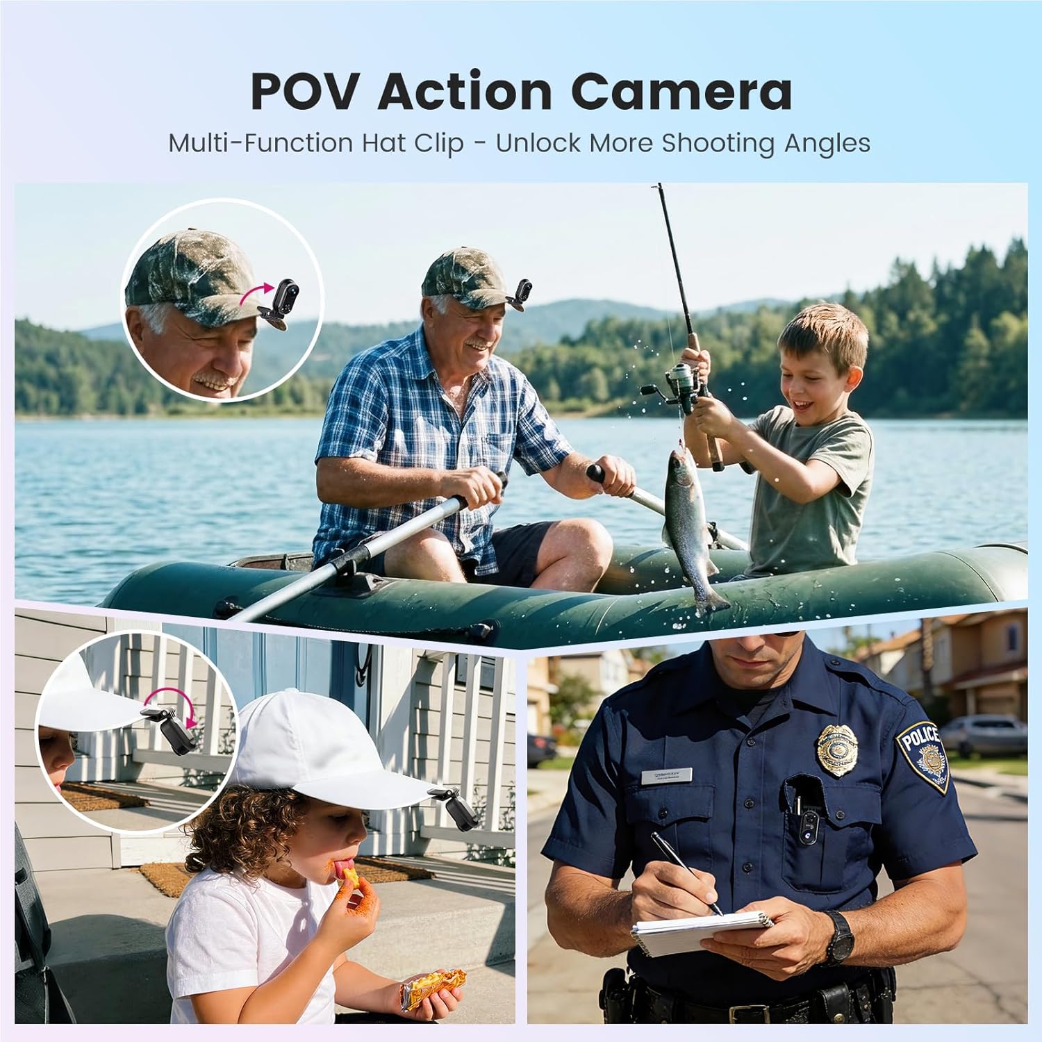 Thumbnail 5 de Caméra Camlance 4K Mini Sport – 20 MP, Stabilisation 6 axes, Waterproof 40 m, Magnétique et WiFi (64 Go inclus)