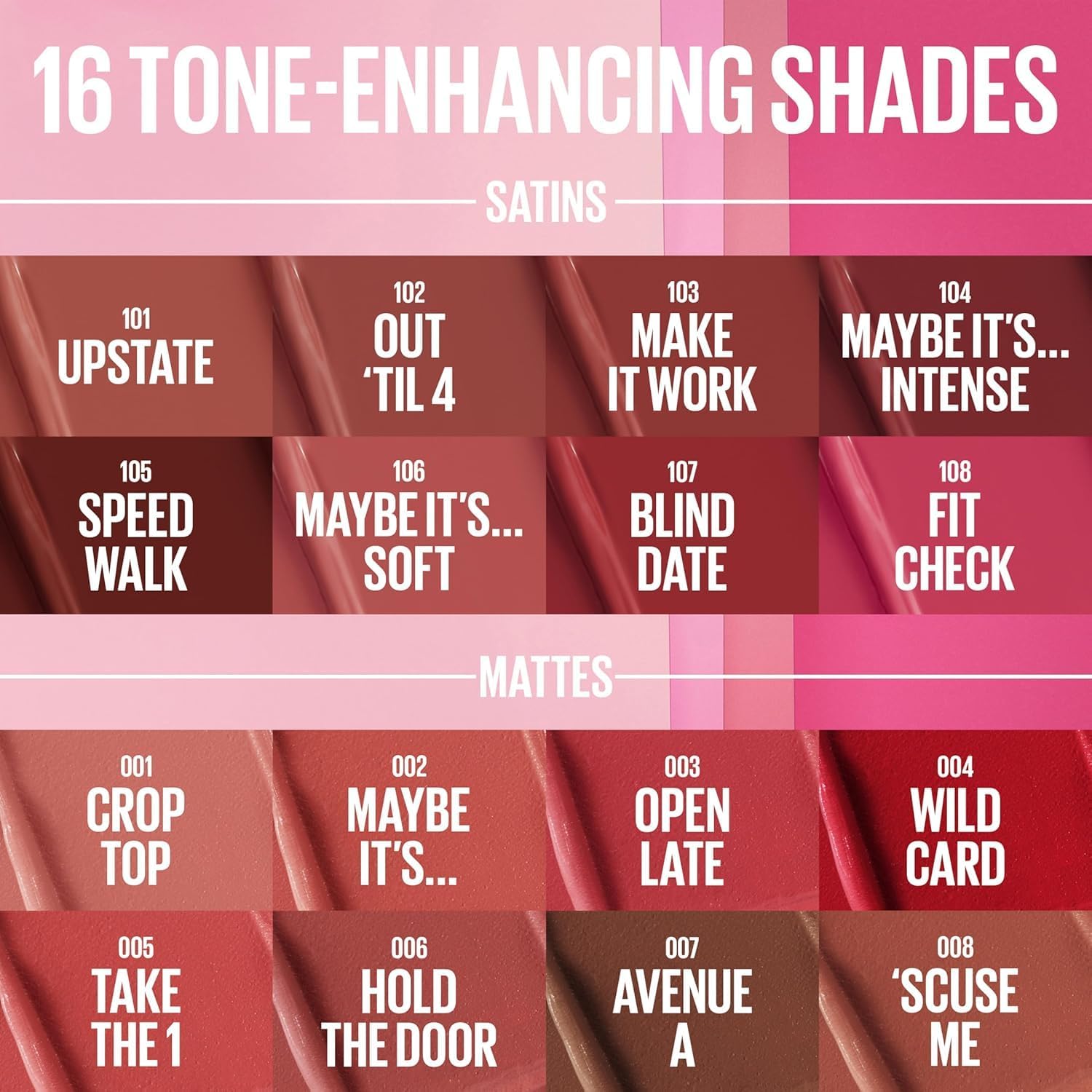 Detalle de Maybelline New York Rossetto Matte Serum Lipstick 006 Hold The Door da 3,4 g