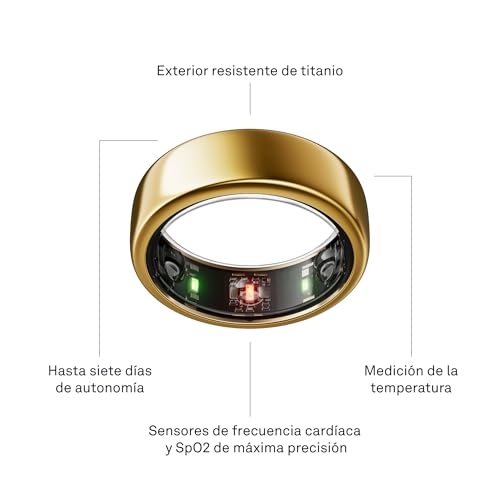 Thumbnail 8 de Oura Ring Gen3 Horizon Talla 6 Gold: anillo inteligente para monitorizar sueño, frecuencia cardiaca y estrés