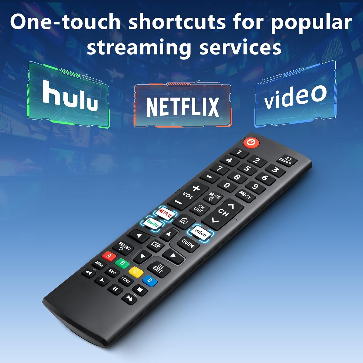 Detalle de Replacement for Samsung TV Remote BN59-01315A (Pack of 2) – Universal, No-Setup Smart TV Remote