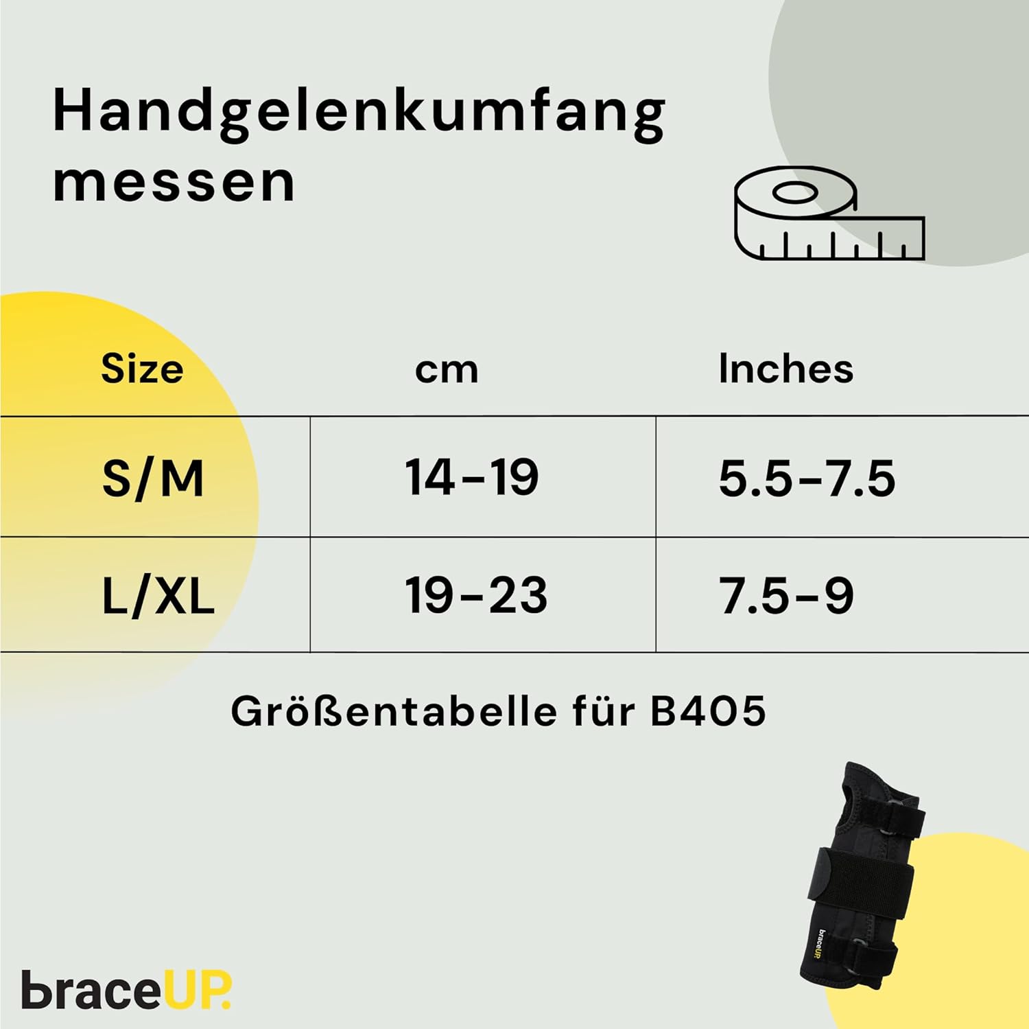 Thumbnail 5 de BraceUP Handgelenkstütze mit Metall-Linke Hand (L/XL) – Handgelenkbandage bei Sehnenscheidenentzündung