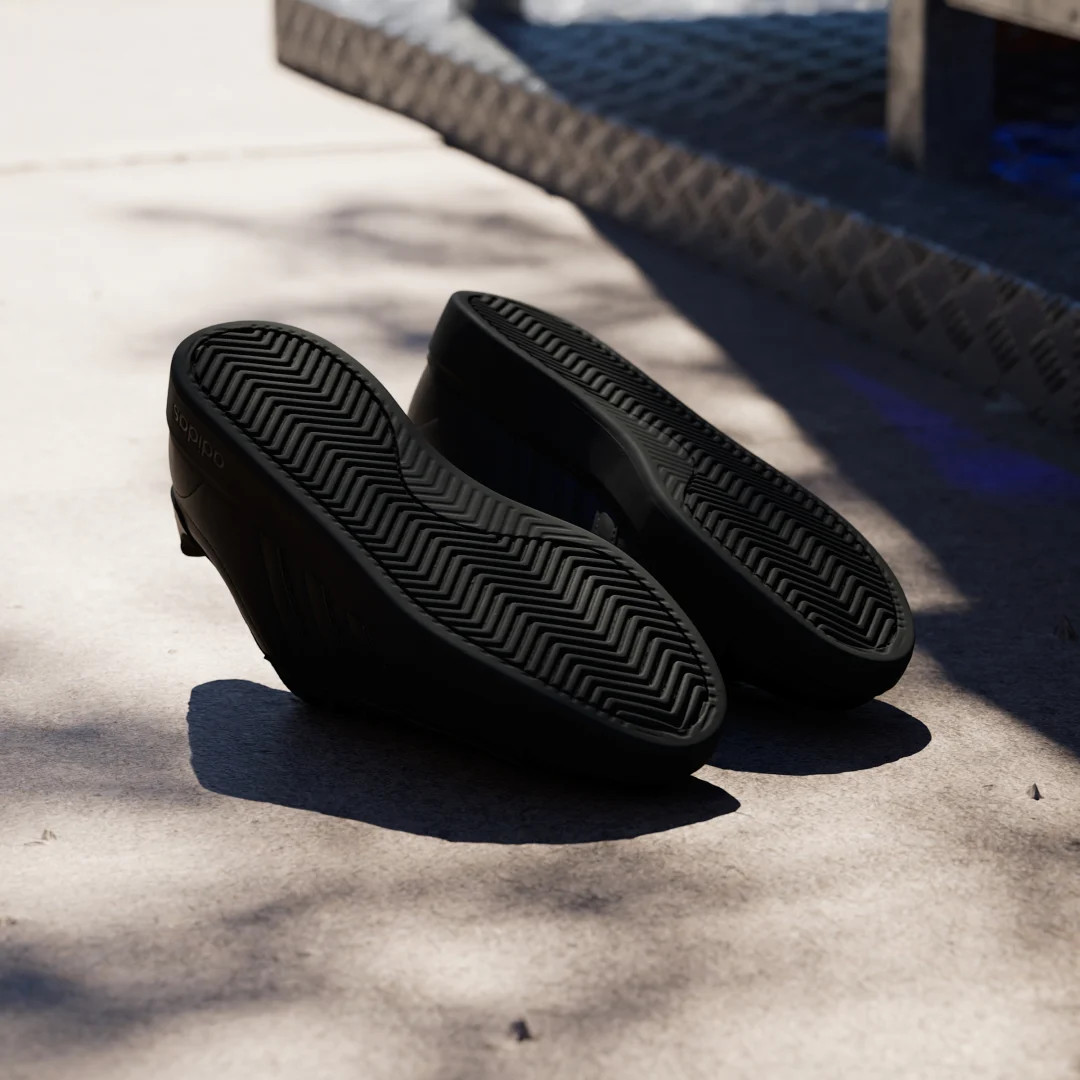 Detalle de Adidas Grand Court Cloudfoam Comfort: comodidad diaria en color negro
