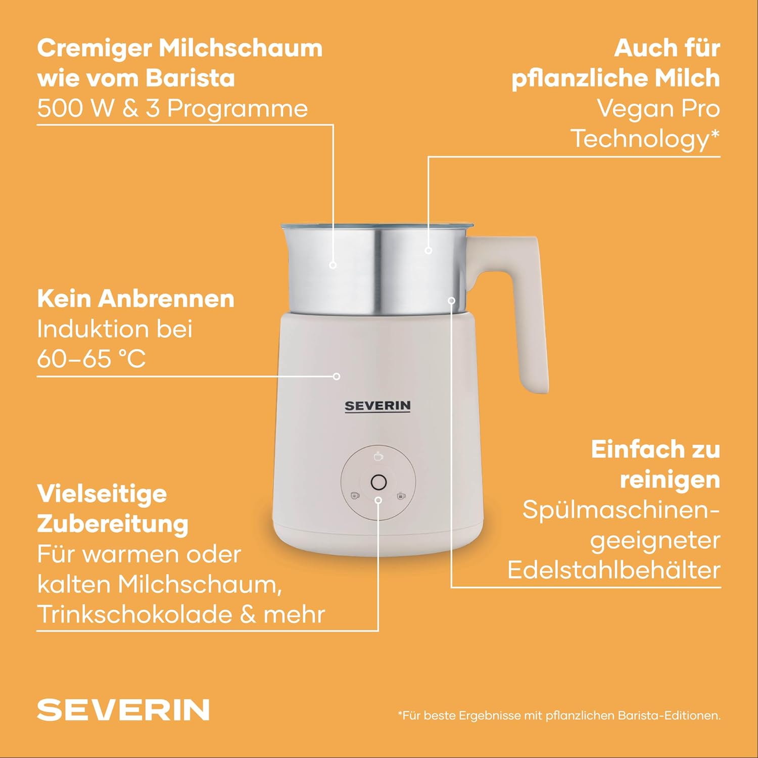 Thumbnail 2 de Severin SM 3589 Milchaufschäumer 220 ml